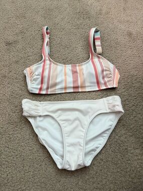 Striped Bikini Set (Size: S)